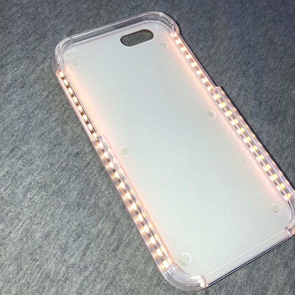 LED illuminated Selfie light iphone case 6/6s - Picture 3 of 5